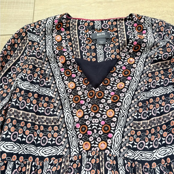 Anthropologie Maeve Jenna Multicolor Long Sleeve Dress - Picture 3 of 11
